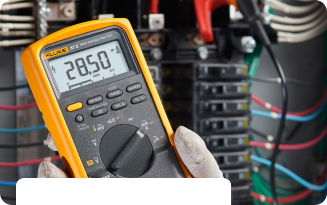 Electrical calibration mobile illustration