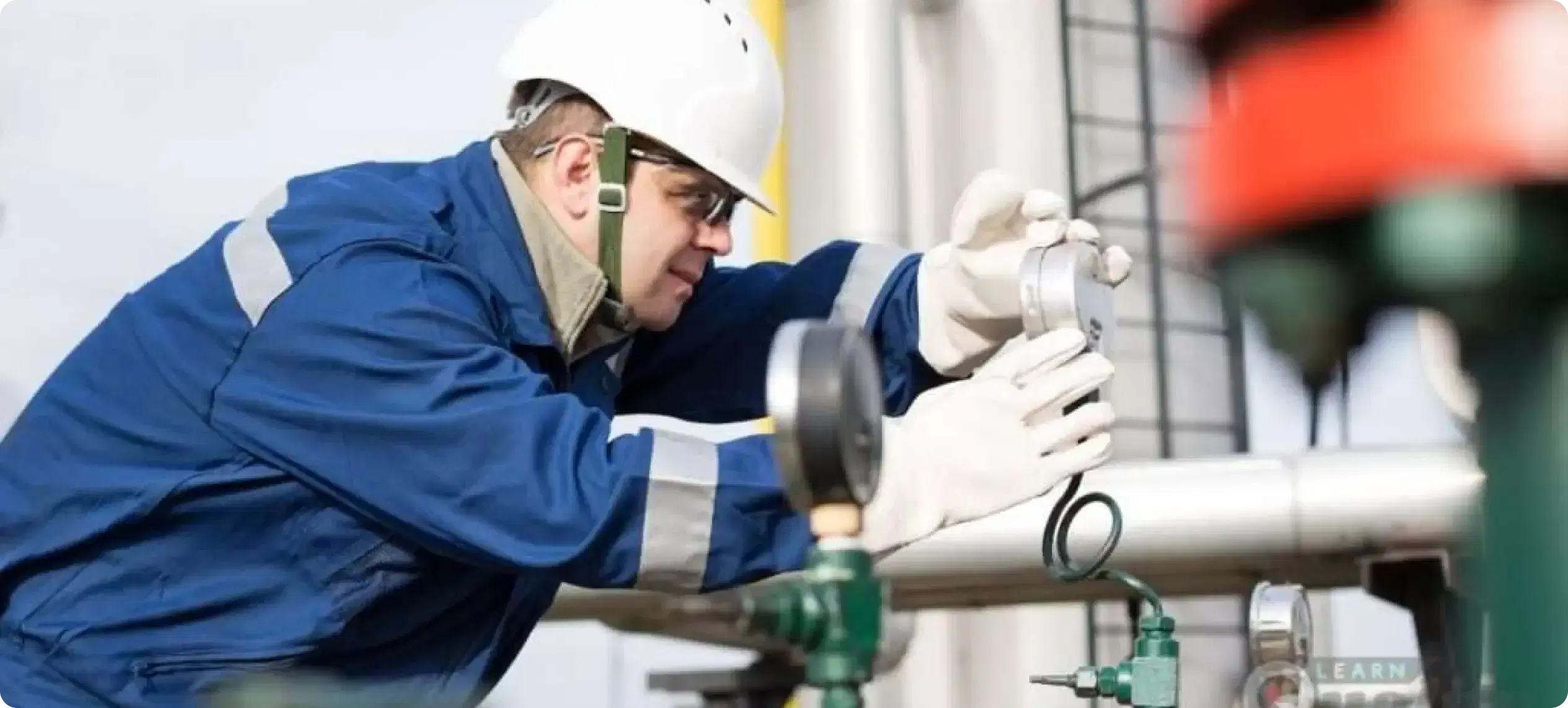 Industrial equipment inspection image