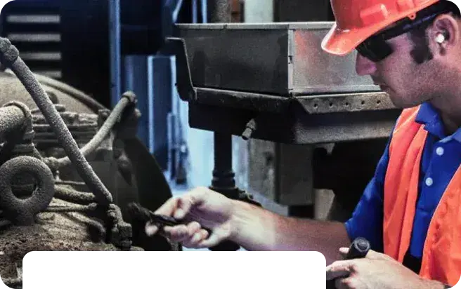 Industrial equipment inspection image for mobile view