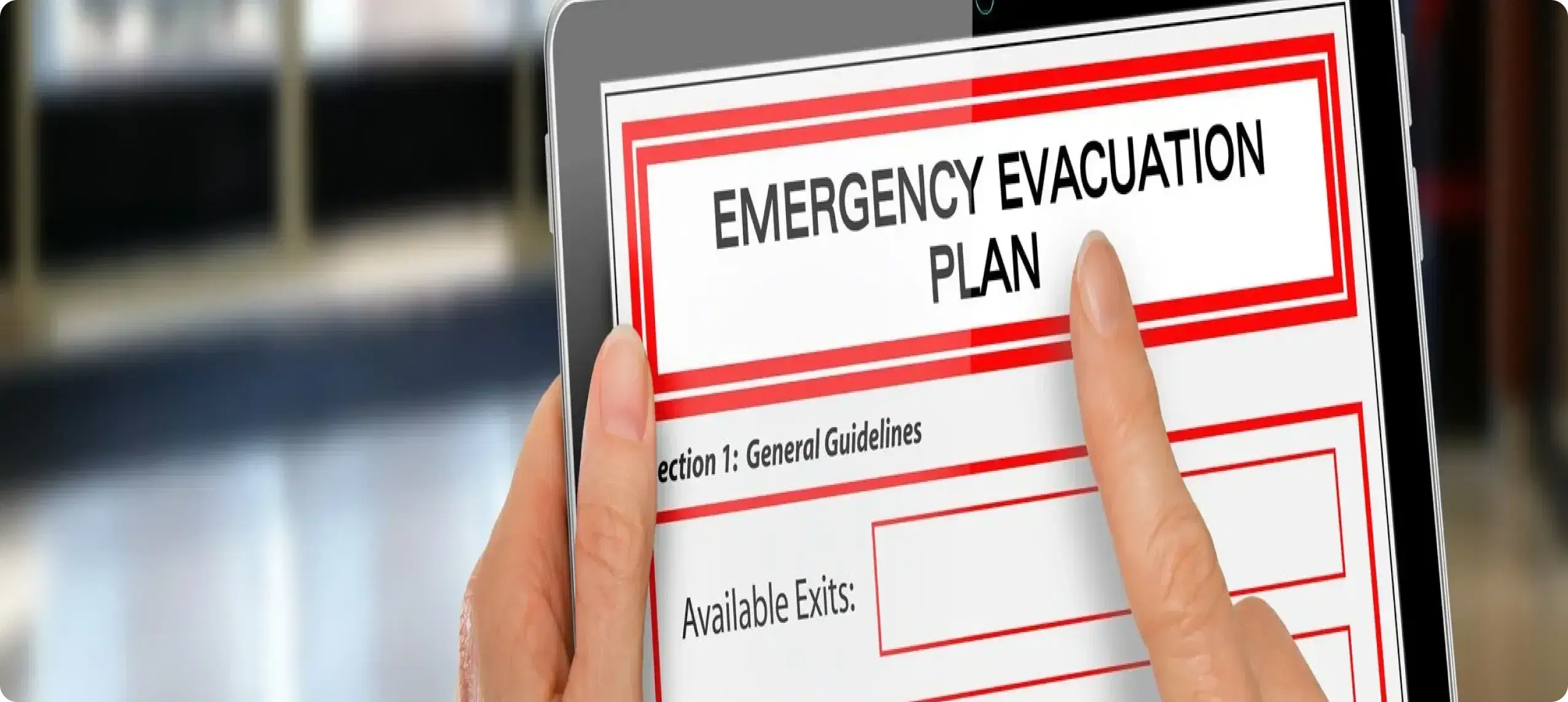 Emergency Evacuation Illustration